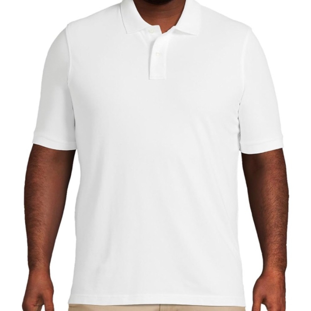 Lands' End Men's Short Sleeve Comfort-First Mesh Polo Shirt